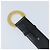 CINTURA CÉLINE Circle Pelle 34,3" Nero Oro Auth BAZ290A D'oro - vista 7