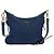 Borsa a Spalla PRADA in Nylon e Pelle Blu Oro Auth ARZ849A D'oro