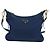 Borsa a Spalla PRADA in Nylon e Pelle Blu Oro Auth ARZ849A D'oro - vista 13