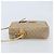 Céline Borsa a Spalla in Tela Macadam CELINE PVC Beige Oro Auth BA11820 D'oro - vista 5