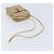 Céline Borsa a Spalla in Tela Macadam CELINE PVC Beige Oro Auth BA11820 D'oro - vista 7