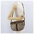 Borsa Sherry Line GG Supreme Web di GUCCI in PVC beige e oro 001 084 4001 Auth ki6580 D'oro - vista 21