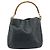 Borsa a Spalla in Pelle Gucci Bamboo 2way Nera Oro 001 3444 1038 Auth 174578 Nero D'oro - vista 2