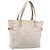 CHANEL Nuova Borsa Tote da Viaggio Nylon Beige Oro CC Auth BA11779 D'oro