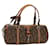 Sac à main en toile Trotter romantique Christian Dior PVC marron argent authentique 170563V Argenté  - vue 1