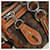 Sac à main en toile Trotter romantique Christian Dior PVC marron argent authentique 170563V Argenté  - vue 17