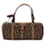Sac à main en toile Trotter romantique Christian Dior PVC marron argent authentique 170563V Argenté  - vue 2