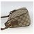 Borsa Sherry Line GG Supreme Web di GUCCI in PVC beige e oro 89 02 032 Auth BAZ577 D'oro - vista 4