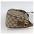 Borsa Sherry Line GG Supreme Web di GUCCI in PVC beige e oro 89 02 032 Auth BAZ577 D'oro - vista 5