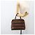 Céline Borsa a mano in tela Macadam CELINE in pelle PVC marrone oro Auth ARZ837 D'oro - vista 24