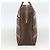 Céline Borsa a mano in tela Macadam CELINE in pelle PVC marrone oro Auth ARZ837 D'oro - vista 4