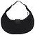 Borsa a spalla FENDI Mamma Baguette in nylon nero e argento autentica YKZ797 - vista 2
