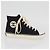Sneakers Alte CHANEL Tela Nera Bianca A01852 CC Auth SW2298A Nero Bianco - vista 4