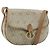 Borsa a spalla in tela a nido d'ape PVC beige oro Auth BAZ416 Christian Dior