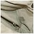 CHANEL Borsa Sportiva in Tela Nera Argento CC Auth mr2244 Nero - vista 17