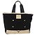 CHANEL Borsa Sportiva in Tela Nera Argento CC Auth mr2244 Nero - vista 2