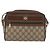 Borsa a Spalla Gucci GG Supreme Web Sherry Line PVC Beige 56 02 087 Auth BAZ559 D'oro - vista 2