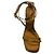 Sandalias de cuña con envoltura en el tobillo de estampado de serpiente multicolor Tan de Tamara Mellon Camello - vista 4