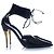 Gucci, 90 mm Miranda Lackleder-Pumps Schwarz Golden - Ansicht 3