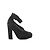 Kelly Hermès HERMES Tacchi in pelle e suede neri, Taglia 38 EU Nero