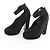 Kelly Hermès HERMES Tacchi in pelle e suede neri, Taglia 38 EU Nero - vista 2