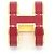 Collana Pendente Pop H di Hermès Rosso D'oro - vista 2