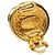 Timeless Chanel Vintage Coco Mark vergoldete Clip-Ohrringe Golden - Ansicht 4