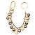 Portachiavi Charm Pastille con Catena Louis Vuitton Marrone D'oro - vista 2
