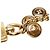 Portachiavi Charm Pastille con Catena Louis Vuitton Marrone D'oro - vista 4