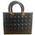 Borsa Lady Dior grande in pelle nera Christian Dior - vista 5