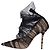 Décolleté in suede e mesh con punta affusolata Jimmy Choo Taglia 40 Usati