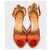 Décolleté in pelle embossata arancione Hermès EU 38,5 usati - vista 2