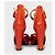 Décolleté in pelle embossata arancione Hermès EU 38,5 usati - vista 4