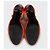 Décolleté in pelle embossata arancione Hermès EU 38,5 usati - vista 5