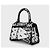 Day Vorbesitzte Balenciaga Hourglass Tasche aus Leder in Schwarz und Weiß - Ansicht 2