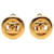 Orecchini rotondi Coco Mark di Chanel D'oro