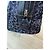 Céline Borsa Boston Celine in tela monogramma blu navy e pelle nera Nero - vista 10