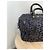 Céline Borsa Boston Celine in tela monogramma blu navy e pelle nera Nero - vista 12