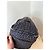 Céline Borsa Boston Celine in tela monogramma blu navy e pelle nera Nero - vista 15