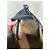 Céline Borsa Boston Celine in tela monogramma blu navy e pelle nera Nero - vista 19