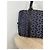Céline Borsa Boston Celine in tela monogramma blu navy e pelle nera Nero - vista 4