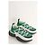 Zapatillas Maje de tela verdes - vista 3