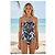 Chanel 2021 Coco Beach dunkelblauer und weißer einteiliger Badeanzug mit Ausschnitten FR 40 Marineblau - Ansicht 3