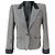 Giacca Houndstooth Rive Gauche Saint Laurent
