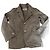 Autre Marque Blazer en lin beige 100% Capri