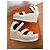 Sandali con zeppa Ilana in espadrille Hermès Bianco - vista 7