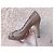 Scarpe con tacco Gucci in pelle marrone - vista 10