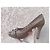 Scarpe con tacco Gucci in pelle marrone - vista 5