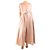 The row Abito maxi in seta senza maniche rosa - taglia S