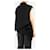 Rick Owens Schwarzer asymmetrischer Kaschmir-Pullover - Größe M - Ansicht 2